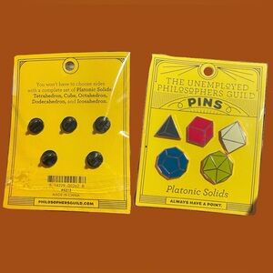 THE UNEMPLOYED PHILOSOPHERS GUILD Enamel Pin Set - 5 piece